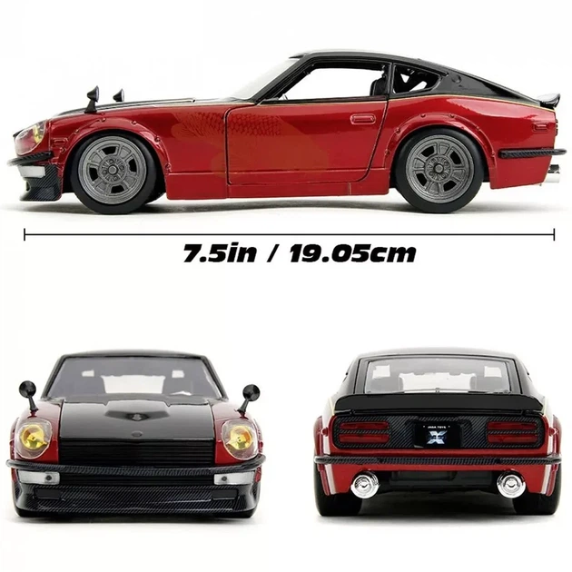 Автомодель Jada Форсаж Nissan Datsun 240Z 1:24 (253203090) - Фото 3 Автомодель Jada Форсаж Nissan Datsun 240Z 1:24 (253203090) - зображення 3