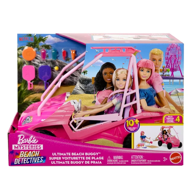 Игровой набор Barbie Таинственные приключения Пляжный багги (JFV68) - Фото 7 Игровой набор Barbie Таинственные приключения Пляжный багги (JFV68) - изображение 7