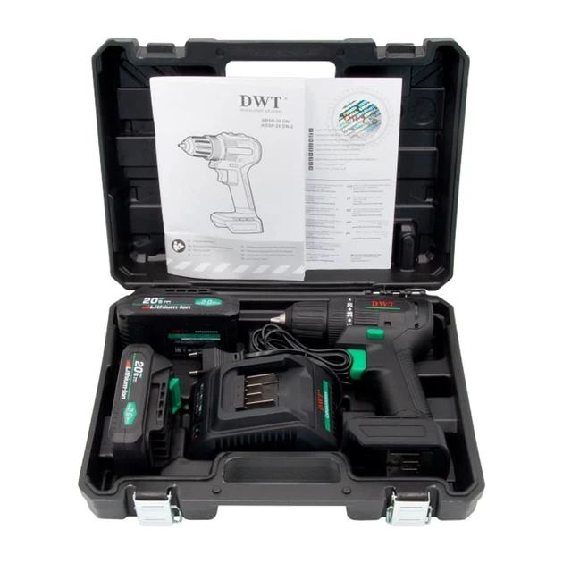Шуруповерт аккумуляторный DWT ABSP-20 DN-2 BMC - изображение 5