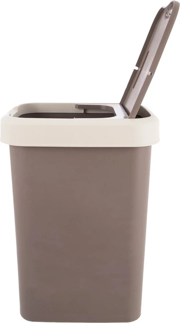 Kosz na śmieci Orion plastikowy 25 l Brązowy (8605060306684)  - obraz 2