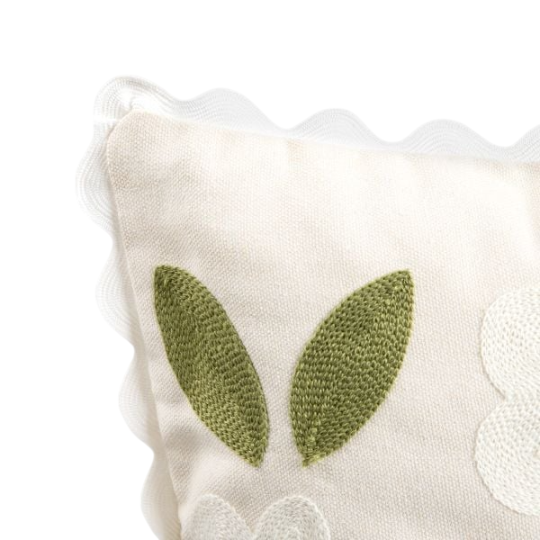 Наволочка Homla Fior з вишитими квітами 45x45 см (5906496739781) - зображення 2