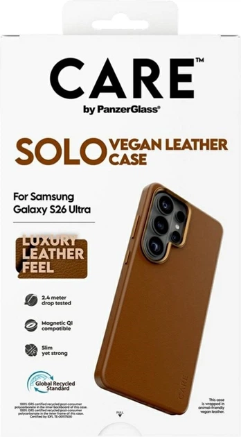 Etui CARE by PanzerGlass Solo do Samsung Galaxy S26 Ultra Brown (CR83549) - obraz 6