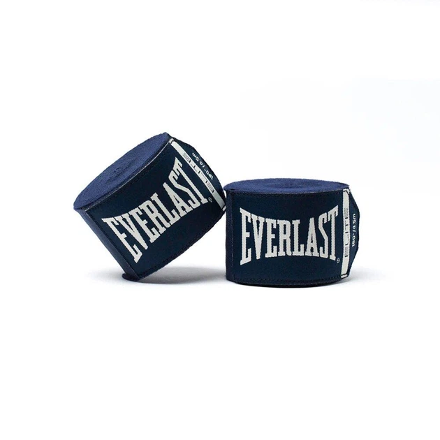 Бинты боксерские Everlast ELITE HANDWRAPS Синий Универсальный 180 дюймов (457,2 см) (Орригинал) P00003326 - Фото 4 Бинты боксерские Everlast ELITE HANDWRAPS Синий Универсальный 180 дюймов (457,2 см) (Орригинал) P00003326 - изображение 4