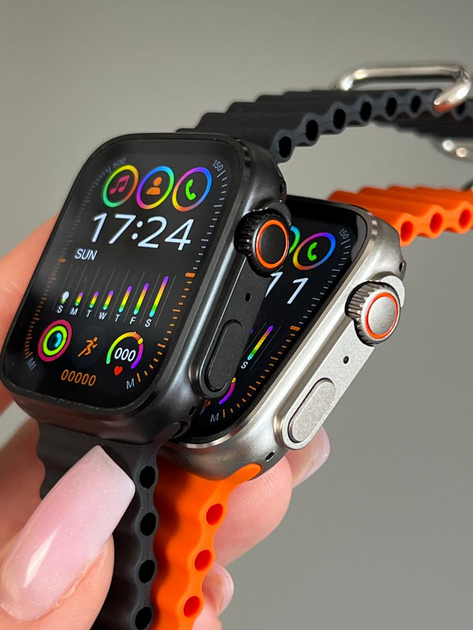 Смарт-часи U9 mini 41mm Чорний + ремінець 41mm силіконовий-чорний - Фото 4 Смарт-часи U9 mini 41mm Чорний + ремінець 41mm силіконовий-чорний - зображення 4