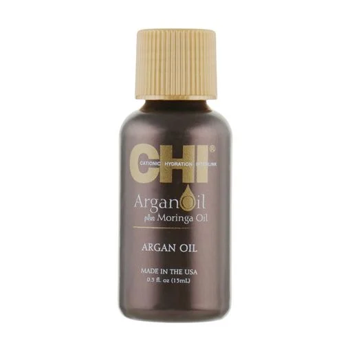 Відновлювальна олія для волосся CHI Argan Oil Plus Moringa Oil 15 мл - Фото 1 Відновлювальна олія для волосся CHI Argan Oil Plus Moringa Oil 15 мл - зображення 1