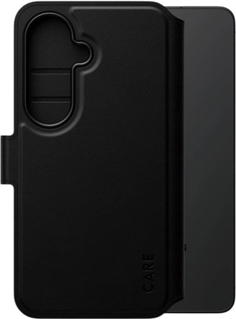 Etui z klapką CARE by PanzerGlass Tango 2w1 Wallet do Samsung Galaxy S26 Black (CR85966) - obraz 5