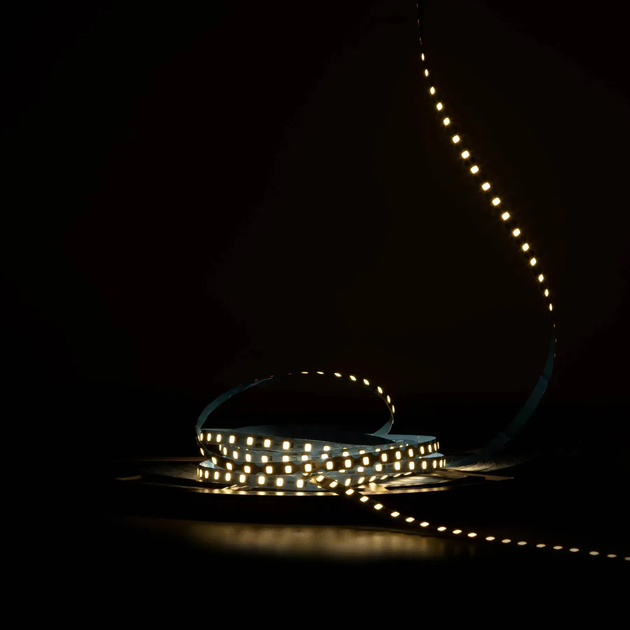 Світлодіодна LED стрічка PROLUM 12V IP20 2835\120 6ММ 50M S-TYPE Series "S" Тепло-білий - зображення 2
