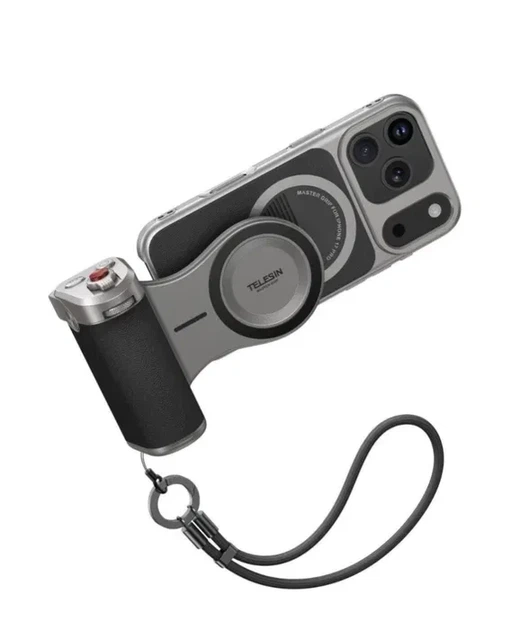 Держатель для айфона TELESIN Master Grip для iPhone 17 Pro Max - Фото 1 Держатель для айфона TELESIN Master Grip для iPhone 17 Pro Max - изображение 1