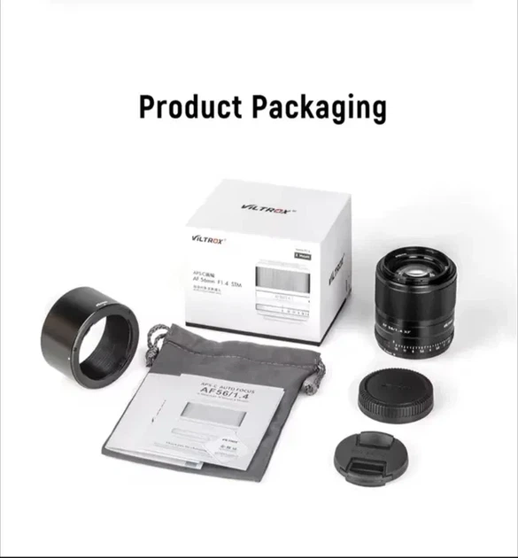 Портретный объектив Viltrox AF 56mm f/1.4 STM для Sony E - Фото 3 Портретный объектив Viltrox AF 56mm f/1.4 STM для Sony E - изображение 3