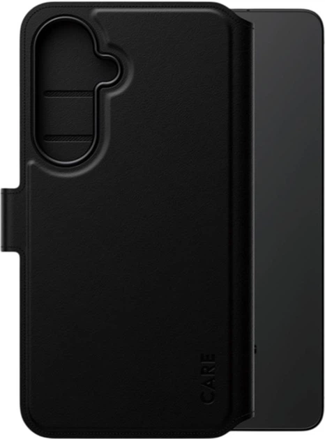 Etui z klapką CARE by PanzerGlass Tango 2w1 Wallet do Samsung Galaxy S26+ Black (CR21503) - obraz 5