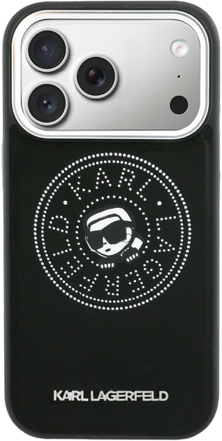 Etui Karl Lagerfeld Point & Karl Sketch MagSafe do Apple iPhone 17 Pro Black (3666339604455) - obraz 3