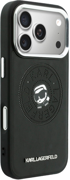 Etui Karl Lagerfeld Point & Karl Sketch MagSafe do Apple iPhone 17 Pro Black (3666339604455) - obraz 4