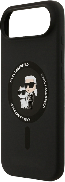 Панель Karl Lagerfeld Karl&Choupette Ring MagSafe do Apple iPhone 17 Air Black (3666339549541) - зображення 6