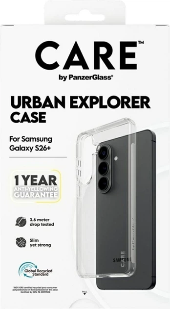 Etui CARE by PanzerGlass Urban Explorer do Samsung Galaxy S26+ Transparent (CR37852) - obraz 6