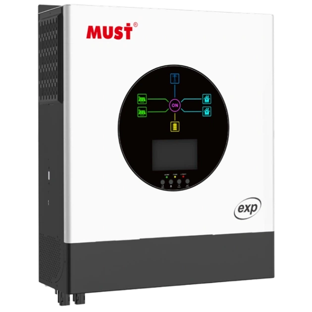 Інвертор Must PV19-6248 EXP гібридний однофазний чиста синусоїда - Фото 1 Інвертор Must PV19-6248 EXP гібридний однофазний чиста синусоїда - зображення 1