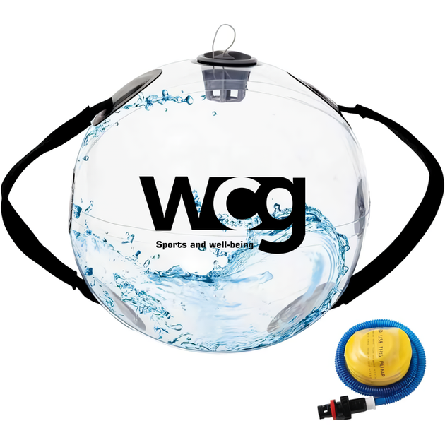 Сумка для тренувань водоналивна до 15 кг WCG Water Ball — аквамішок 30×42 см із сендбег із ручками для дому та спортзалу - зображення 6