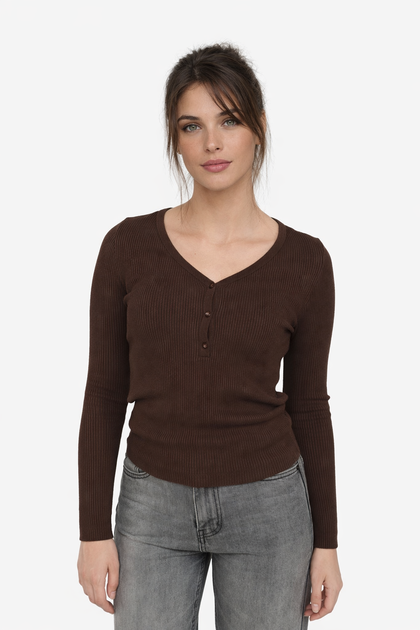 Джемпер женский one size цвет коричневый Karon ЦБ-00291993 - Фото 1 Джемпер женский one size цвет коричневый Karon ЦБ-00291993 - изображение 1