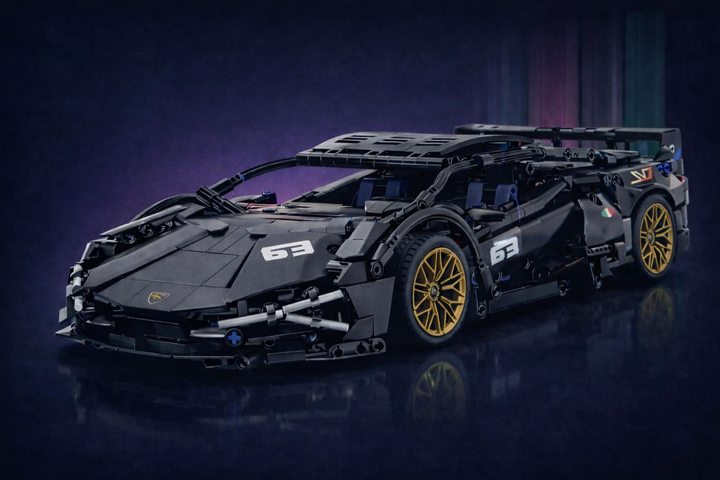Конструктор Технічний Суперкар 1:14 1260 деталей Чорний (Lambo) - изображение 3