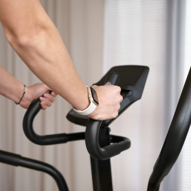 Орбитрек складной Hop-Sport HS-140CF Rock до 120 кг (Шаг 50 см) Bluetooth - изображение 7