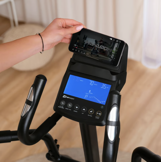 Орбитрек складной Hop-Sport HS-140CF Rock до 120 кг (Шаг 50 см) Bluetooth - изображение 8