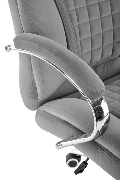 Офісне крісло Halmar King 2 Сірий (5905248126558) - зображення 9