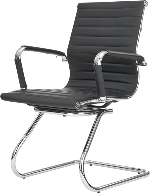 Fotel biurowy Halmar Prestige Skid Czarny (5905248116191) - obraz 2