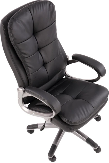 Fotel biurowy Halmar Preston Czarny (5905248116214) - obraz 5