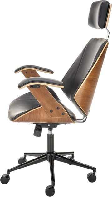 Fotel biurowy Halmar Ignazio Orzechowo-Czarny (5905248116047) - obraz 4