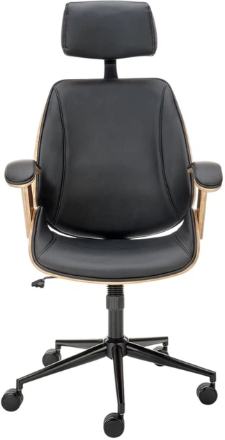 Fotel biurowy Halmar Ignazio Orzechowo-Czarny (5905248116047) - obraz 7