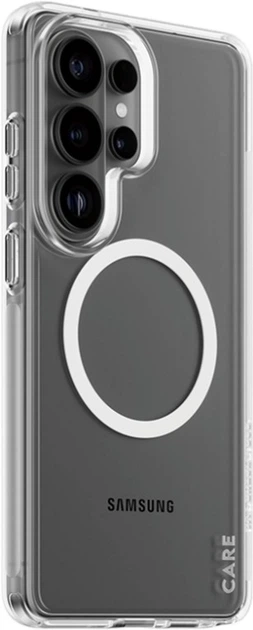 Etui CARE by PanzerGlass Urban Explorer w. White Qi do Samsung Galaxy S26 Ultra Transparent (CR33544) - obraz 2