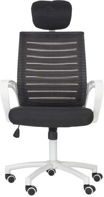 Офісне крісло Halmar Socket Біло-чорне (5905248123755) - зображення 5