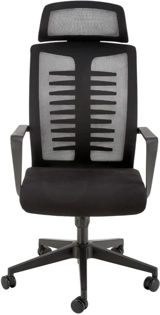 Офісне крісло Halmar Fabio Чорне (5905248125001) - зображення 4