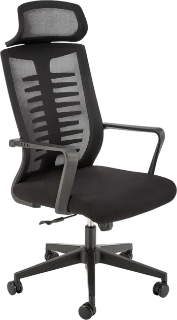 Офісне крісло Halmar Fabio Чорне (5905248125001) - зображення 5