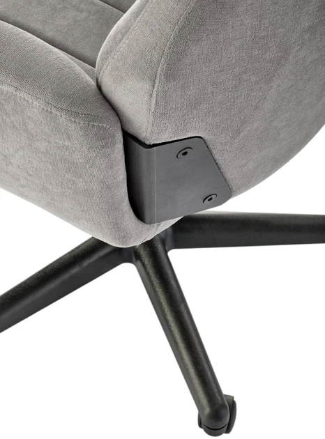 Офісне крісло Halmar Harper Сіре (5905248125582) - зображення 6