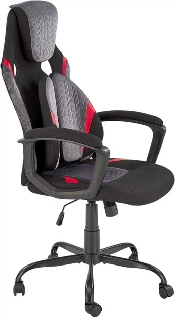 Офісне крісло Halmar Jensen Чорно-сіре (5905248131545) - зображення 3