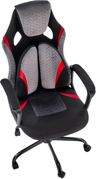 Офісне крісло Halmar Jensen Чорно-сіре (5905248131545) - зображення 7