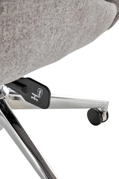 Офісне крісло Halmar Kevin Сірий (5905248131552) - зображення 11