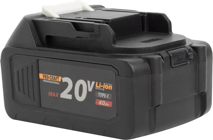 Аккумулятор ProCraft Battery 20/4С 20 В 4 А⋅ч Type-C (030280) - изображение 13