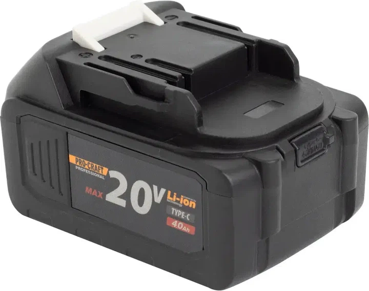 Аккумулятор ProCraft Battery 20/4С 20 В 4 А⋅ч Type-C (030280) - изображение 14