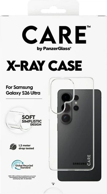 Etui CARE by PanzerGlass X-Ray do Samsung Galaxy S26 Ultra Transparent (CR28792) - obraz 6