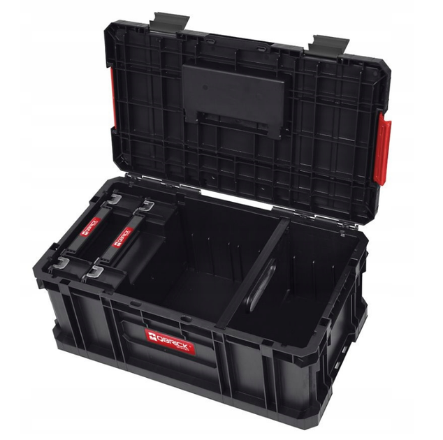 Ящик з 2 органайзерами для інструментів MULTI Qbrick System TWO TOOLBOX PLUS 526 х 307 х 221 мм, модульний, пластик - Фото 1 Ящик з 2 органайзерами для інструментів MULTI Qbrick System TWO TOOLBOX PLUS 526 х 307 х 221 мм, модульний, пластик - зображення 1