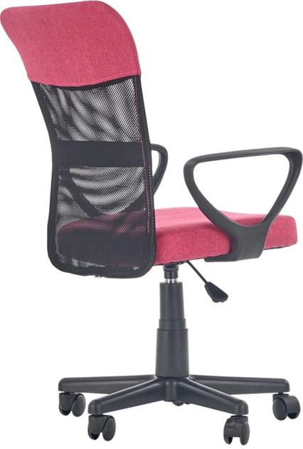 Офісне крісло Halmar Timmy Рожеве (5905248123434) - зображення 5