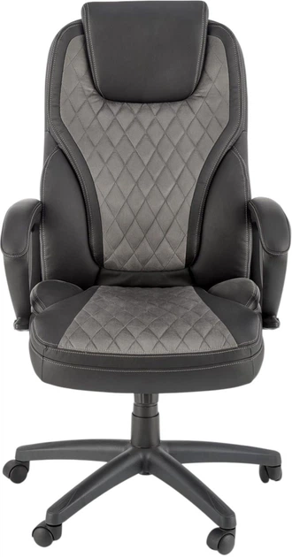 Офісне крісло Halmar Gandalf Чорно-сіре (5905248125100) - зображення 5