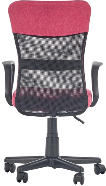Офісне крісло Halmar Timmy Рожеве (5905248123434) - зображення 6