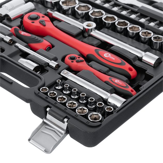 Набір інструментів професійний 1/2" & 1/4", 82 од. INTERTOOL ET-6082 - изображение 4