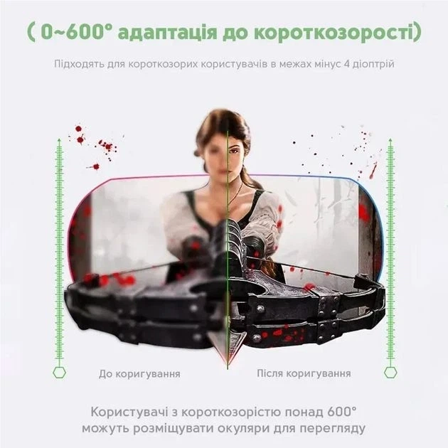 VR очки Shinecon SC-G06EB+ с геймпадом Mocute 052 – гарнитура виртуальной реальности со встроенными Bluetooth наушниками - изображение 6