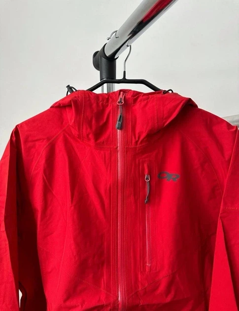 Жіночі мембранні куртки Outdoor Research gore-tex червоний L - зображення 2