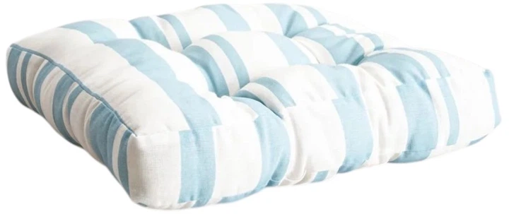 Подушка Homla Evelyn в сині смуги з ручкою та стьобаним візерунком 50 x 50 см (5906496770524) - зображення 2