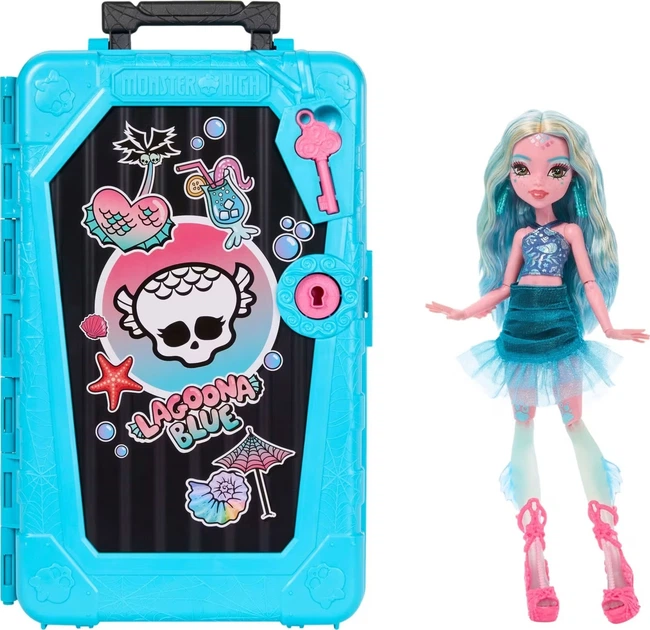 Lalka Monster High Skulltimate Secrets Gore-Geous Oasis Lagoona Blue JDR51 (0194735289004) - obraz 3