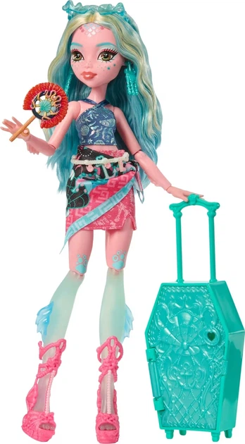 Lalka Monster High Skulltimate Secrets Gore-Geous Oasis Lagoona Blue JDR51 (0194735289004) - obraz 5